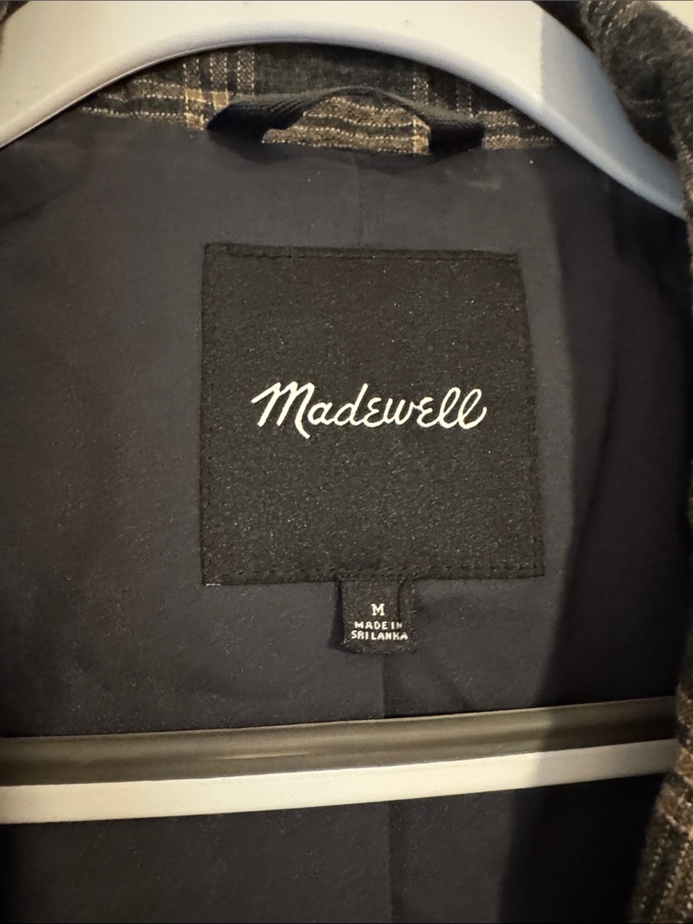 Madewell Dorset Blazer in windowpane size M - Picture 8 of 11